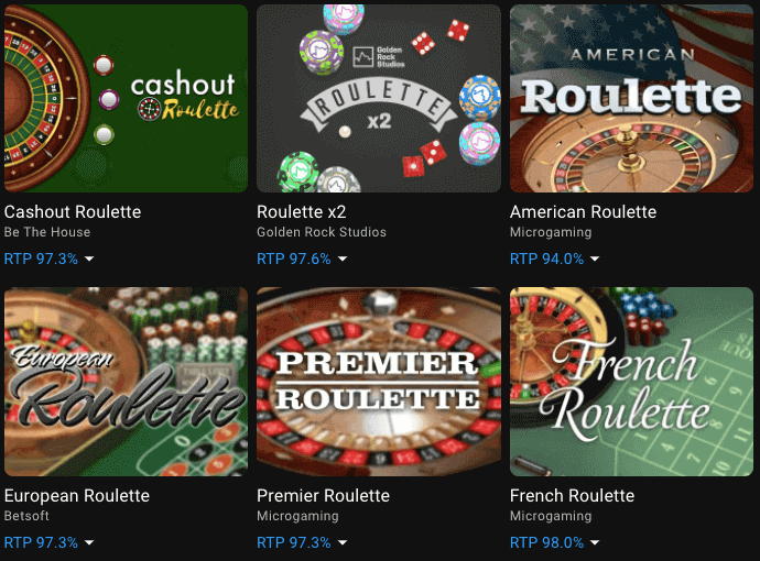 best online gambling games - roulette